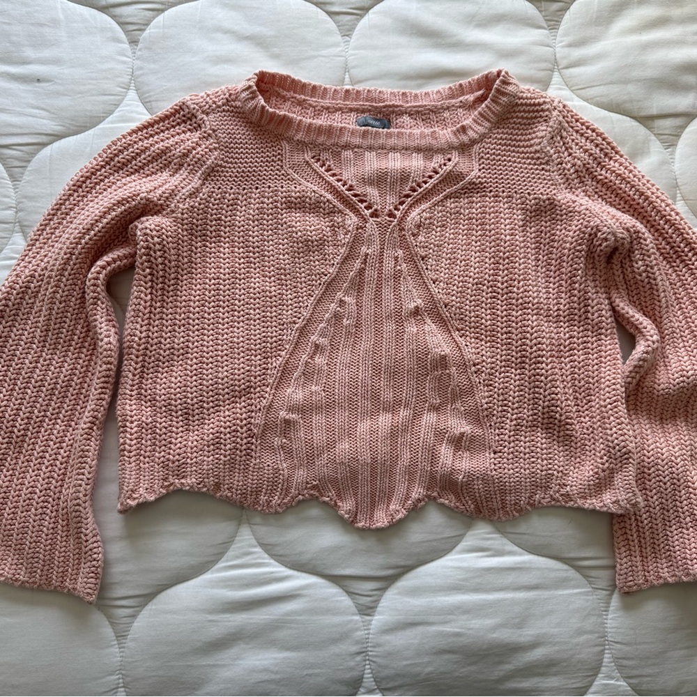 Aerie Blush Knit Women's Cardigan